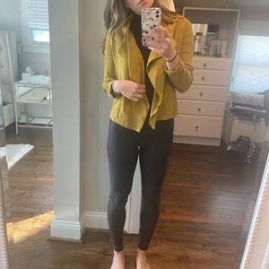 Mustard yellow short Zara jacket - size S
